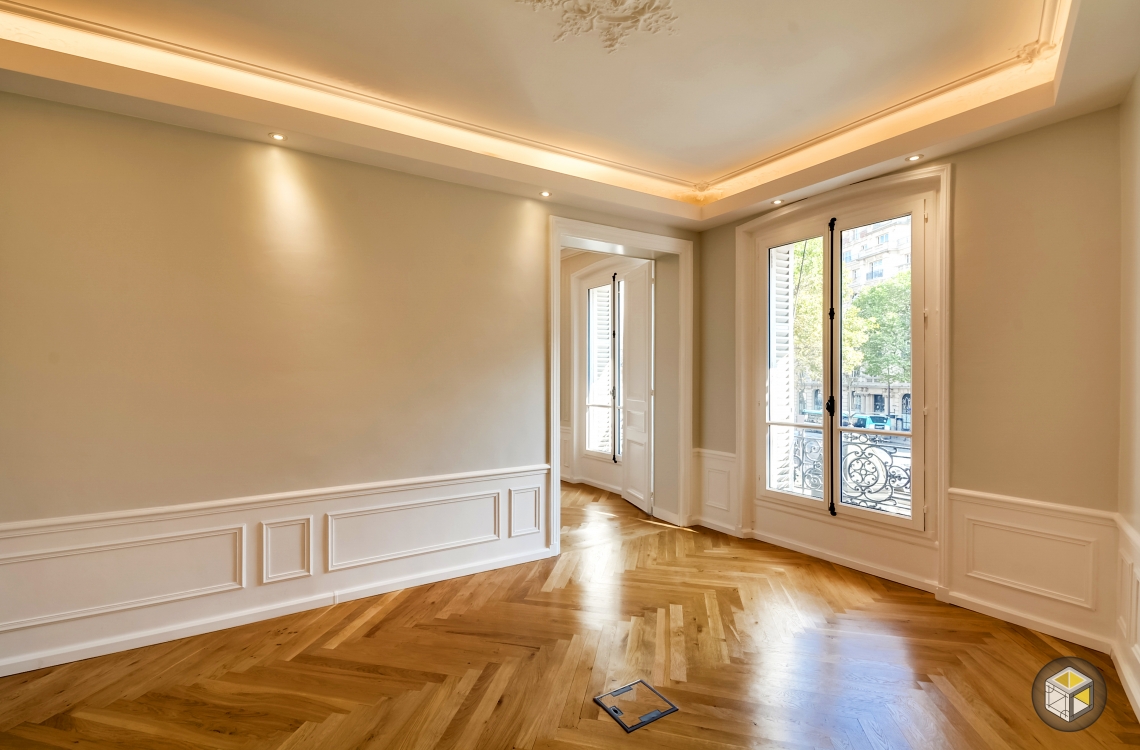 bureau lumière indirecte travaux paris